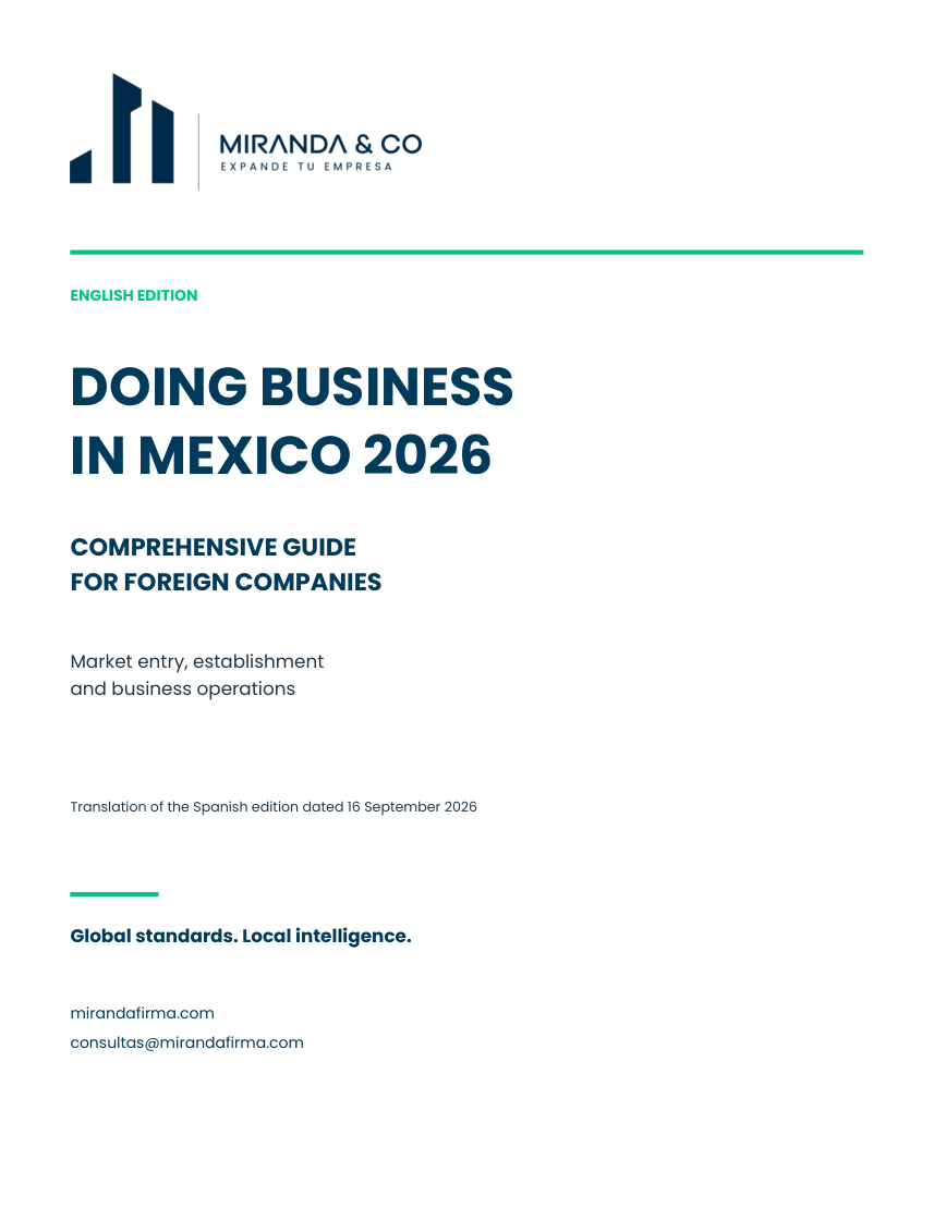 Cover of the Doing Business in Mexico guide