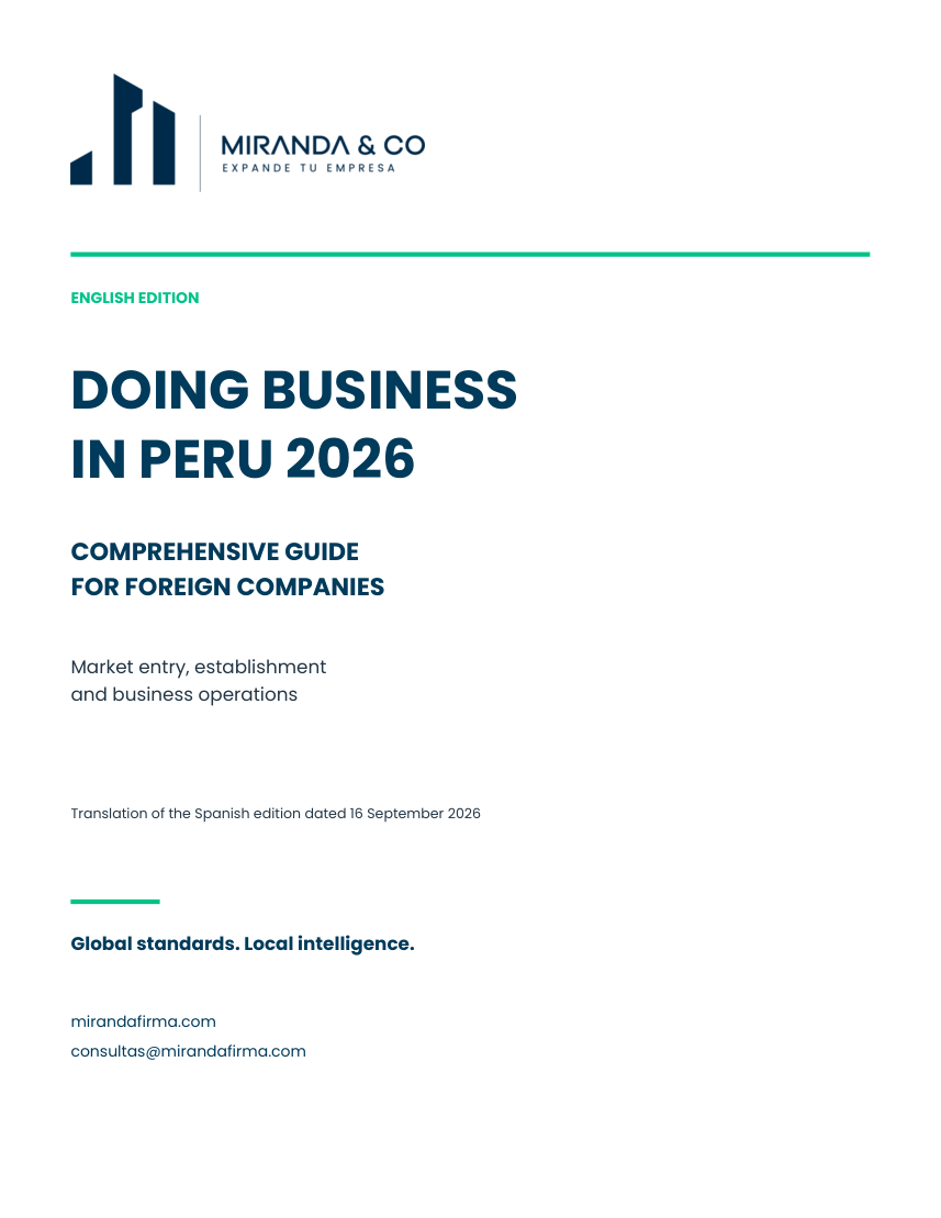 Cover of the Doing Business in Peru guide